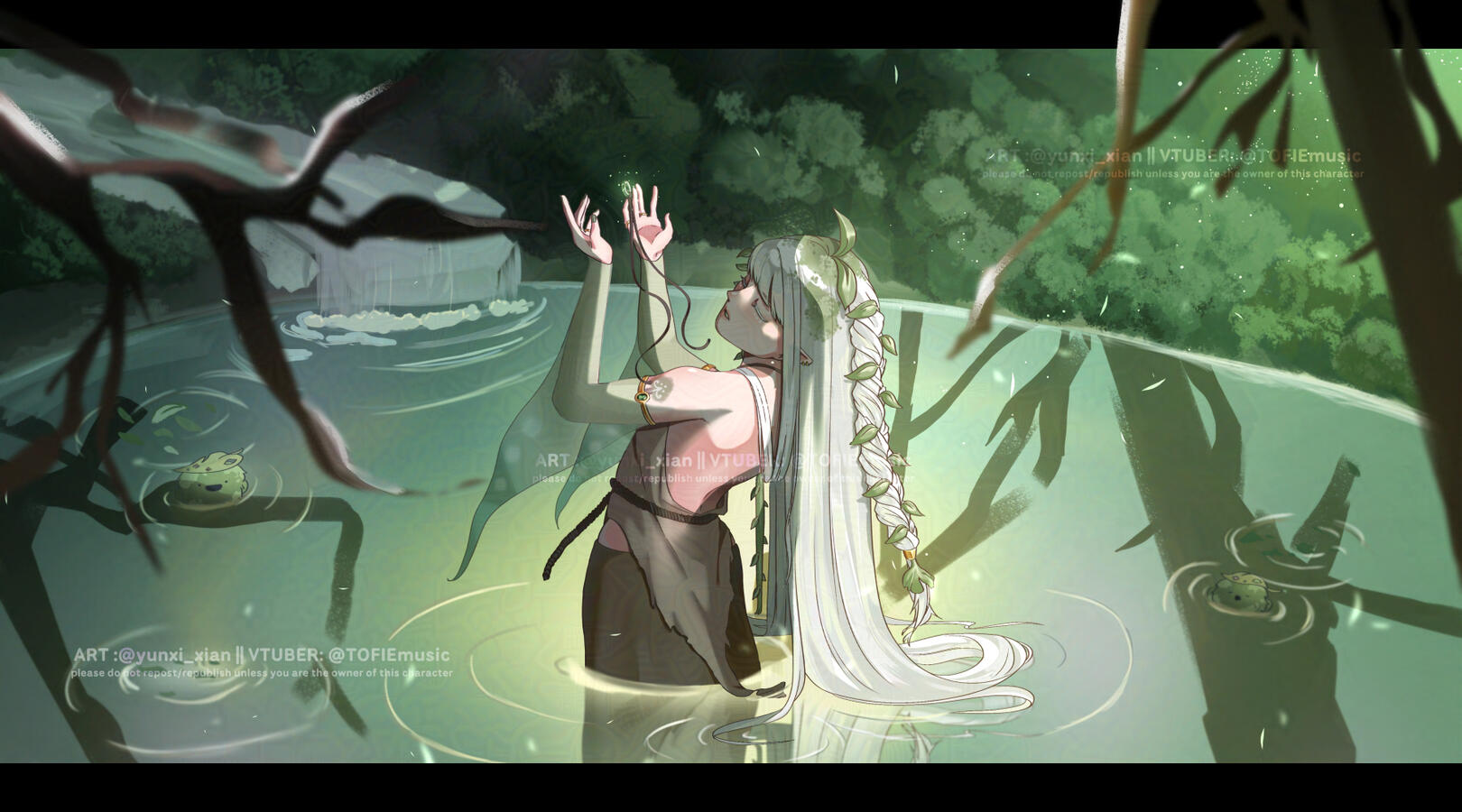 Character Background Illustration (Fan art for @TOFIEmusic)