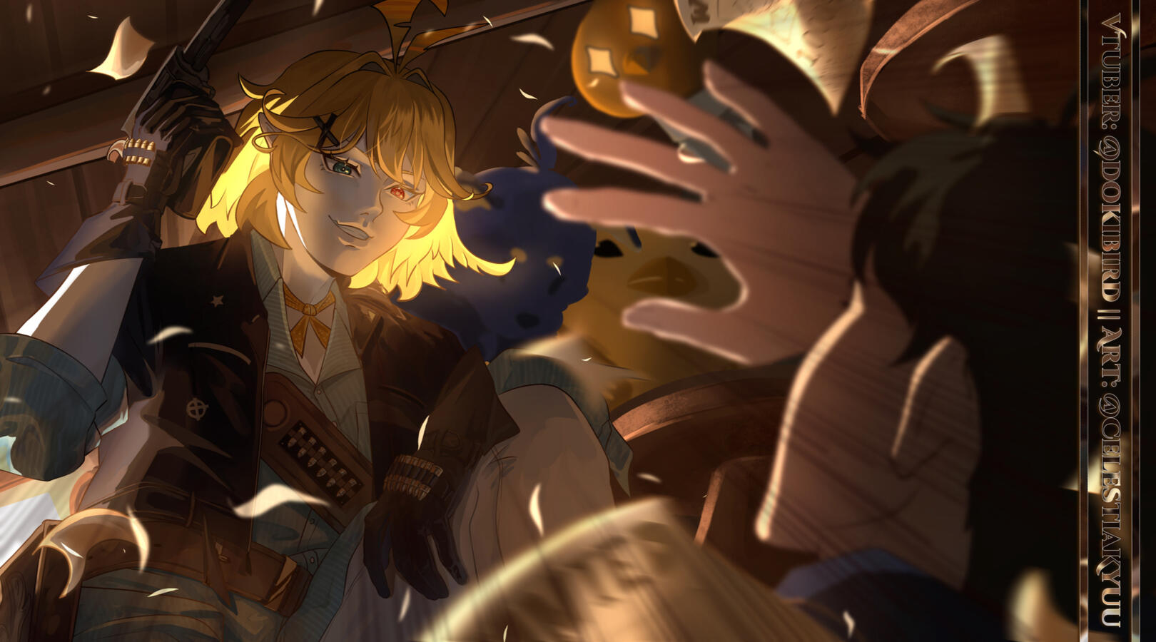 Character Background Illustration (Fan art for @Dokibird)