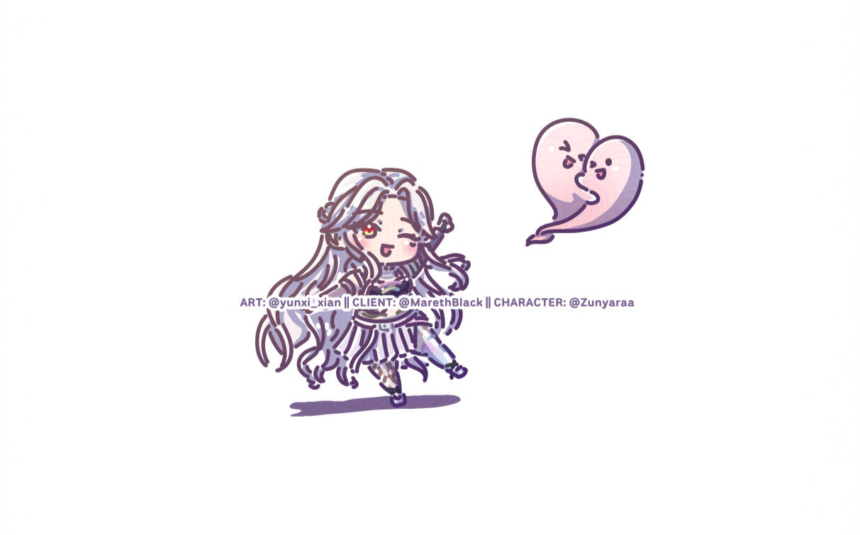 Chibi Doodle (@MarethBlack for @Zunyaraa)