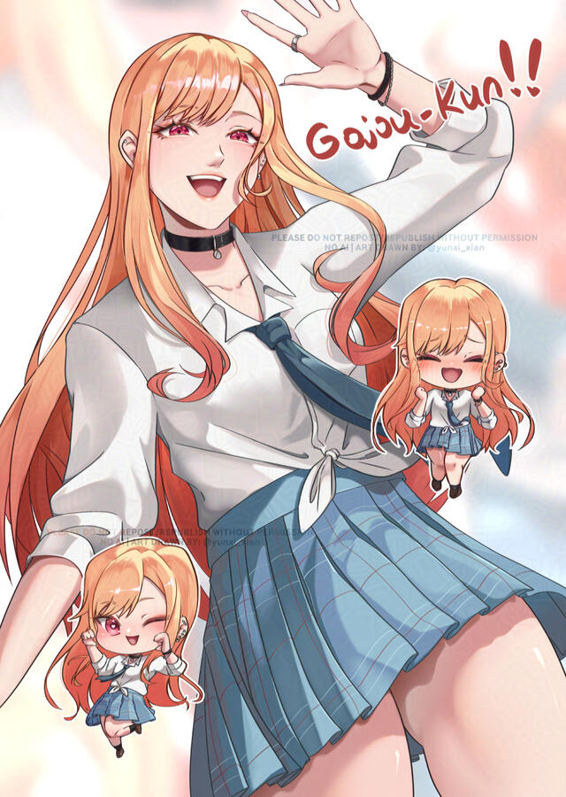 Character Art (Fan art of Marin Kitagawa from My Dress-up Darling)