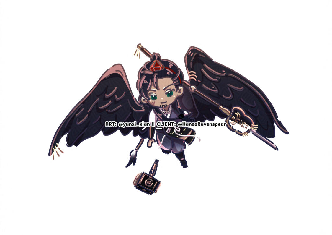 Chibi Doodle (@hanzoravenspear)