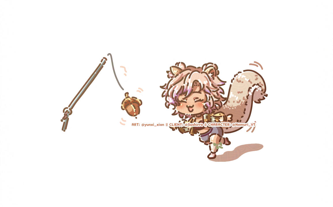 Chibi Doodle (@Sushirro for @Nemuri_VT)