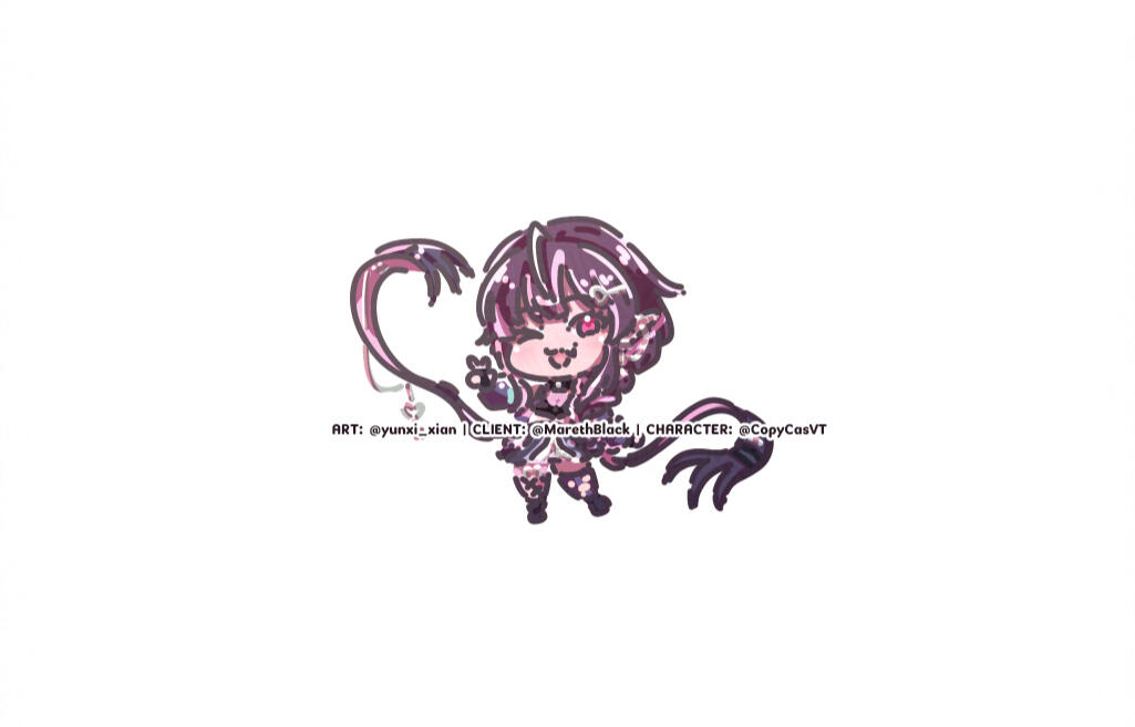 Chibi Doodle (@MarethBlack for @CopyCasVT)